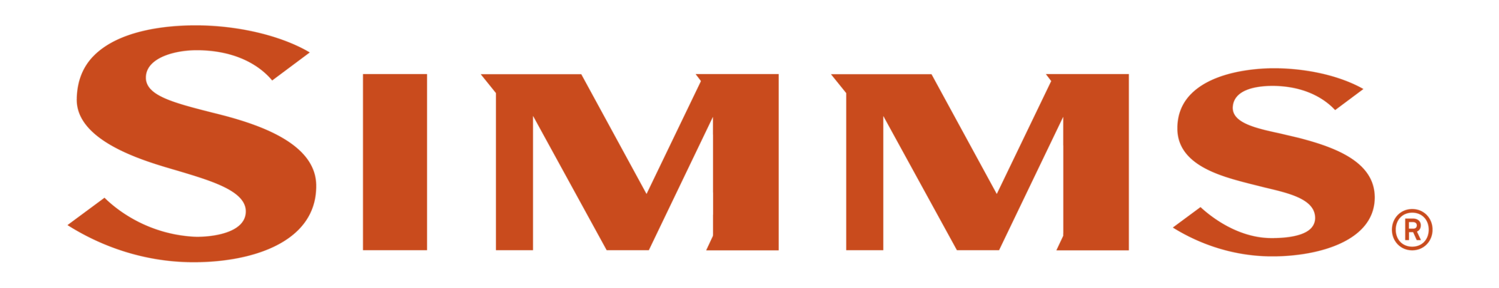 Simms Fishing Help Center home page